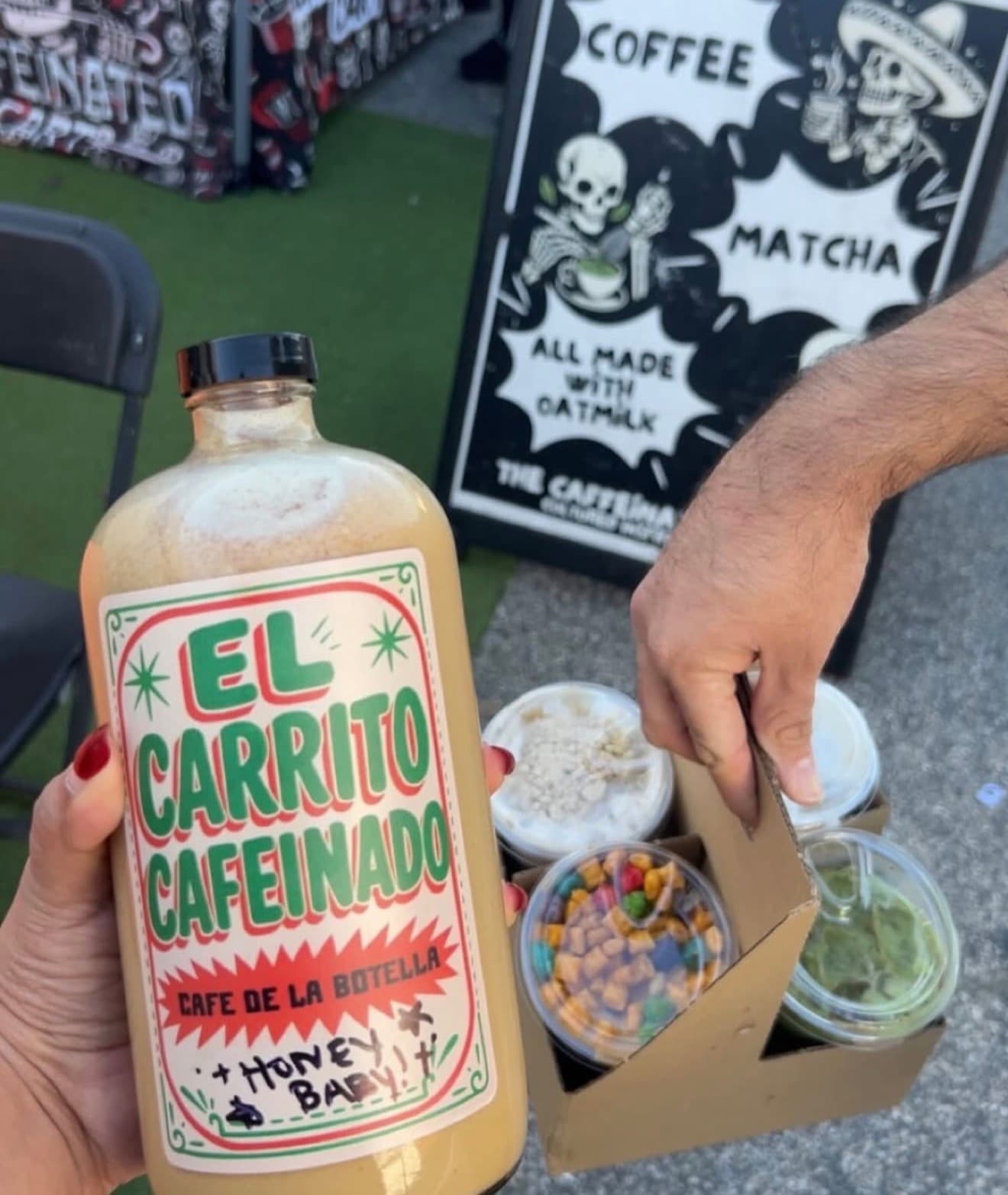 Cafe de la Botella — 32oz cold brew coffee bottle